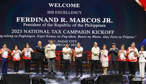 Bureau of Internal Revenue (BIR) National Tax Campaign Kick .